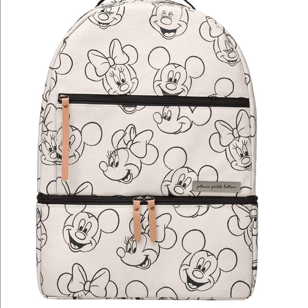 Petunia Pickle Bottom Axis Mickey and Minnie Backpack